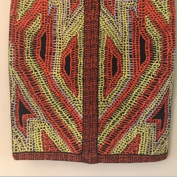 HERVE LEGER OLA JACQUARD SKIRT - M  PRINTED - Picture 9 of 9